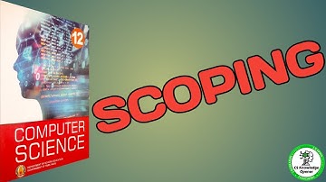 12th Computer Science chapter 3 Scoping & LEGB Rule