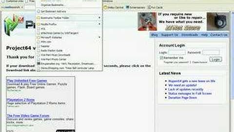How to get project 64 emulator and roms