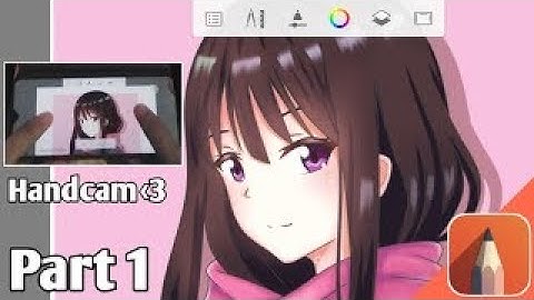 【 SpeedPaint 】Hiyori Autodesk Sketchbook Android part 1