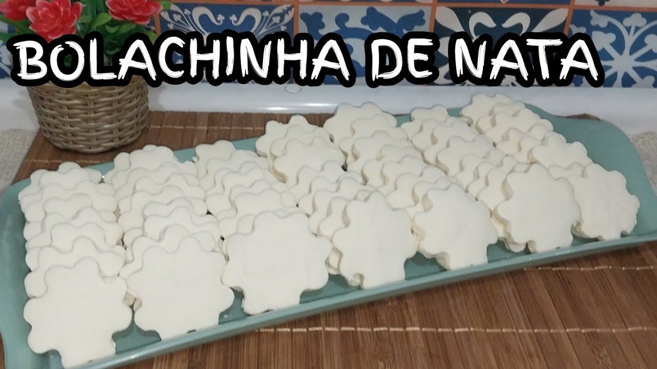 PASSO A PASSO RECEITA DE BOLACHINHA DE NATA DO TEMPO DA  VOVÓ.