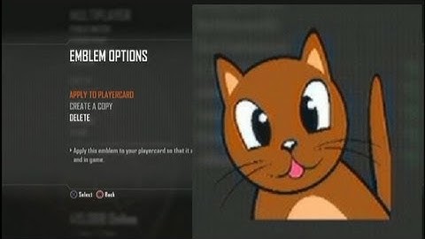 Call of Duty Black Ops 2 : Cute Cat Emblem Tutorial
