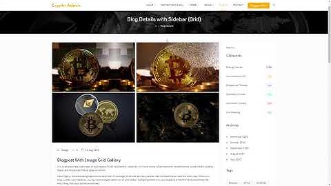 Crypto Admin HTML Templates Bootstrap Dashboard