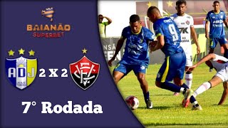 Melhores Momentos de Jequié 2 X 2 Vitória - Campeonato Baiano 7° Rodada
