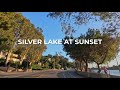 Silver Lake at Sunset: Los Angeles 4K Drive