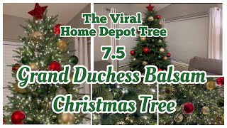 Home Depot Viral Christmas Tree: Grand Duchess Balsam Tree 2024