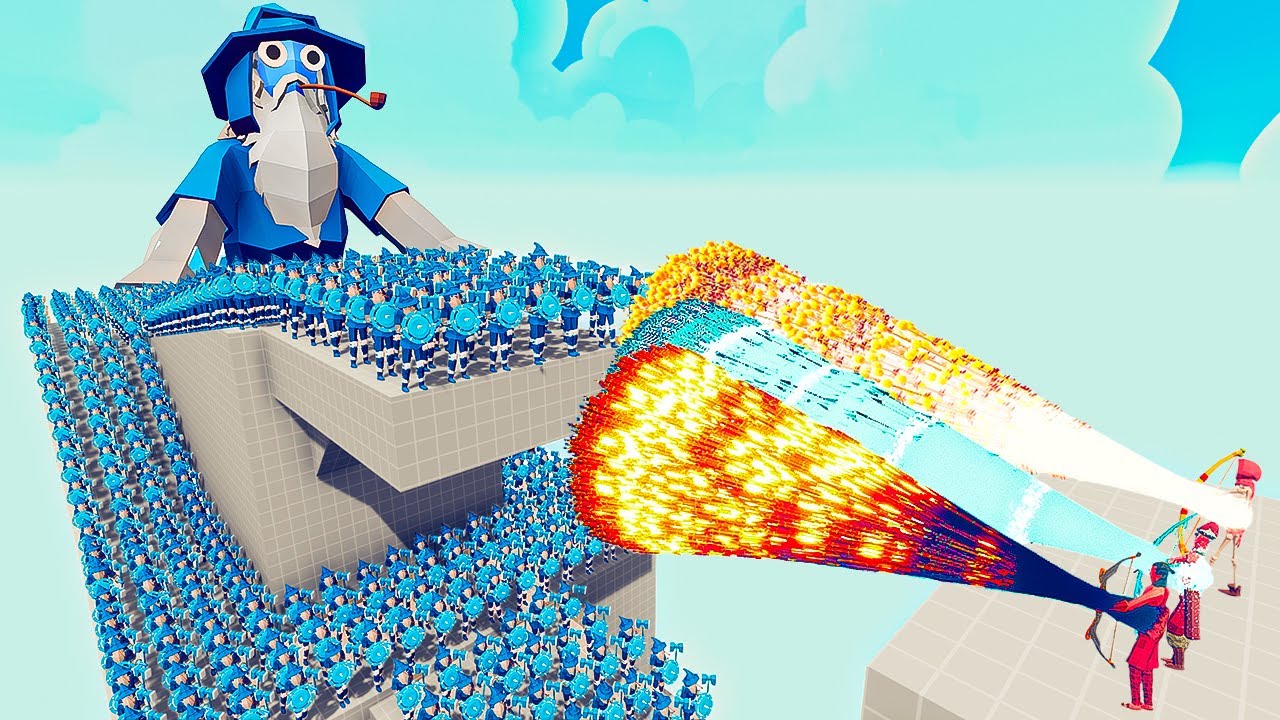 100x ICE WIZARDS + 2x GIANT vs 3x EVERY GOD - Totally Accurate Battle ...