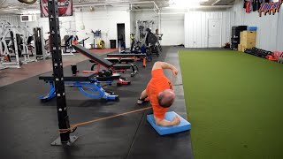 Side Plank Band Pull Through - THIRSTgym.com