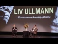 Liv Ullmann on Persona (50th Anniversary Screening) | Full Q&A [HD] | Coolidge Corner Theatre