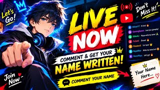 “COMMENT NOW 🔥 I’LL WRITE YOUR NAME LIVE! ✍️”