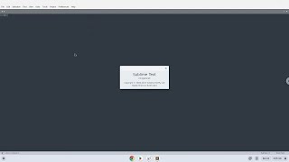 How to install Sublime Text on a Chromebook
