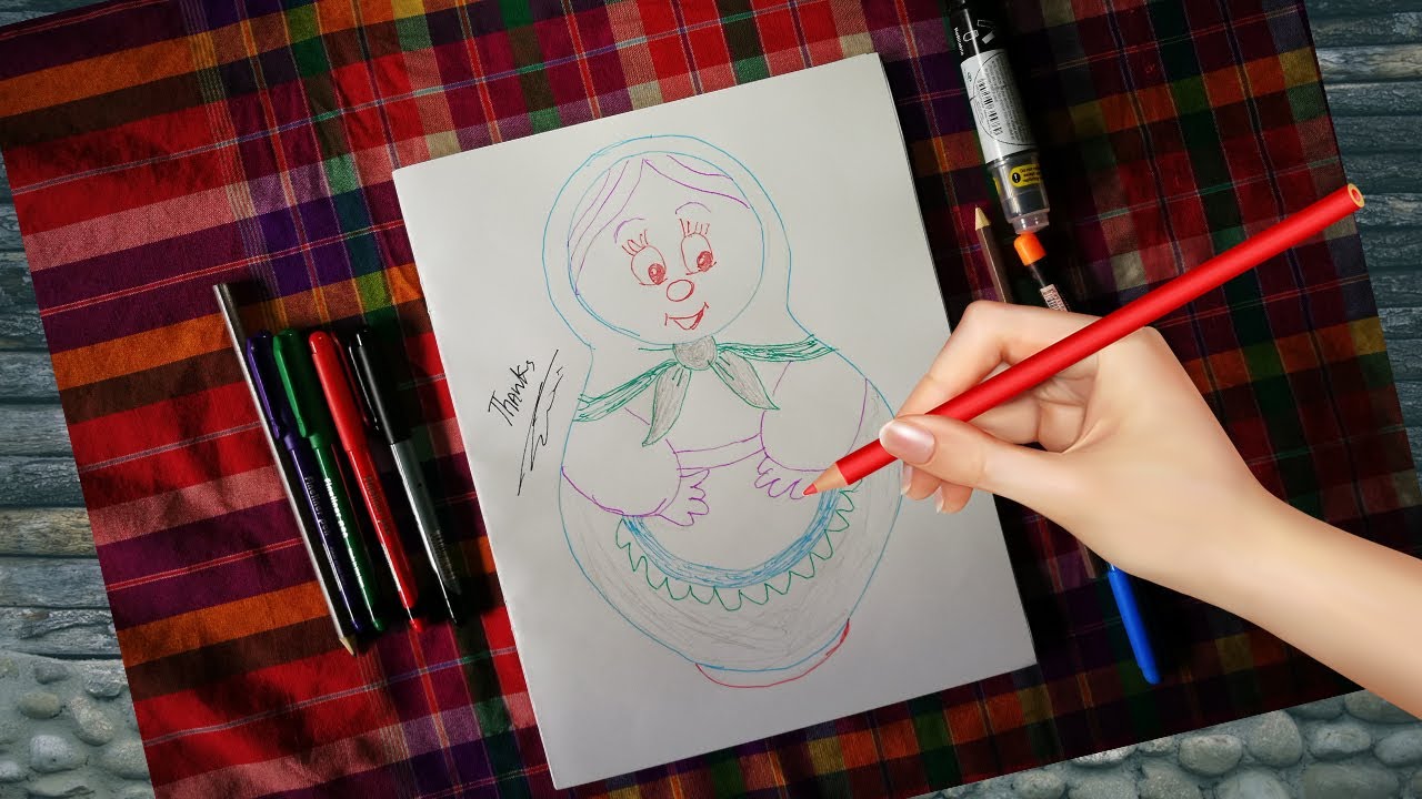 Draw a magic girl pot