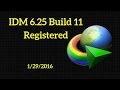 IDM 6.25 Build 11  Registered  32bit + 64bit Patch