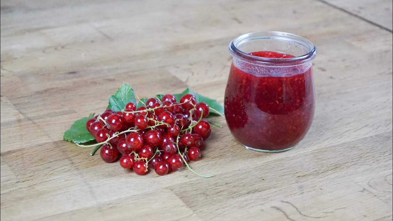 Johannisbeeren Marmelade mit Vanille - Ein einfaches und schnelles ...