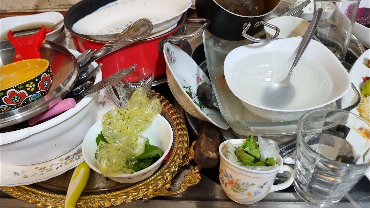 ASMR Dishwashing Satisfying | The Mess Everyone Tries to Escape