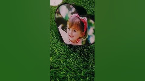 customize heart rotating lamp