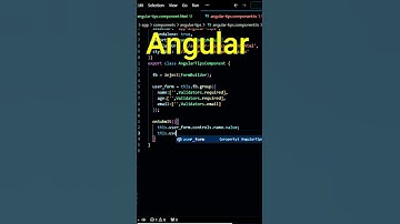 #angular how to get value from reactive form #interview #frontend