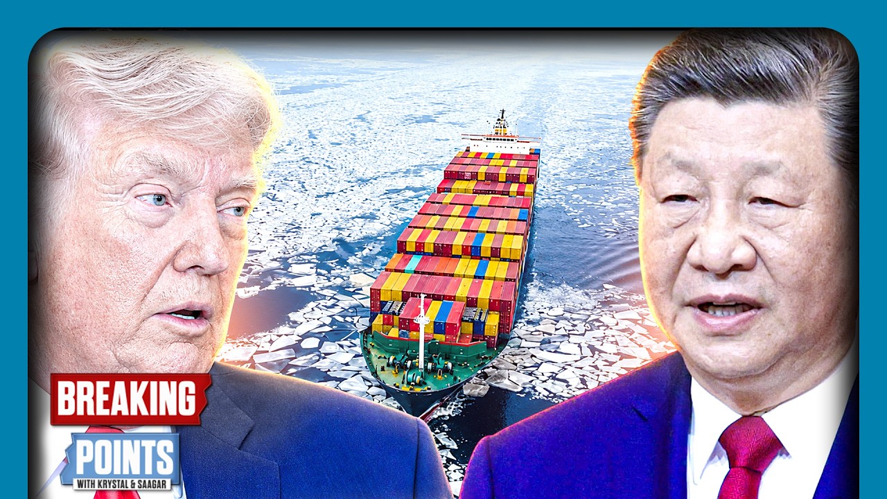 Emily and Saagar discuss the emerging battleground in the arctic over shipping lanes.Rana Faroohar Book: https://www.penguinrandomhouse.com/books/813580/sea-change-by-rana-foroohar/Sign up for a PREMIUM Breaking Points subscriptions for full early access to uncut shows and LIVE AMAs with the hosts every week: https://breakingpoints.supercast.com/Merch Store: https://shop.breakingpoints.com/To listen to Breaking Points as a podcast, check them out on Apple and SpotifyApple: https://podcasts.apple.com/us/podcast/breaking-points-with-krystal-and-saagar/id1570045623
Spotify: https://open.spotify.com/show/033kFeszOZEgO3Wy6ziXKR
Instagram: https://www.instagram.com/breakingpoints.ytFacebook: https://www.facebook.com/people/Breaking-Points/61575893472315/#news #politics #youtube