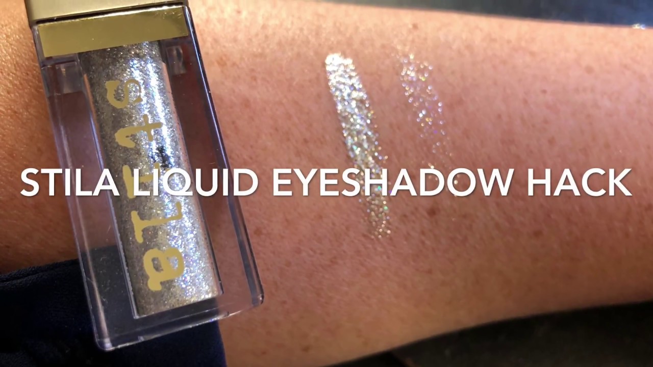 DRY STILA LIQUID EYESHADOW HACK RE-HYDRATE