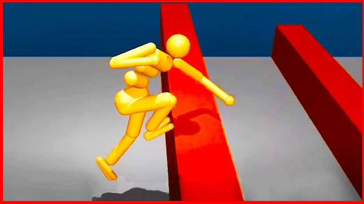 Artificial intelligence AI Learning Itself To Walk and jump