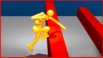 Artificial intelligence AI Learning Itself To Walk and jump