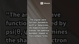 Understanding of the Radial and Angular wave function #science #quantummechanics #quantum