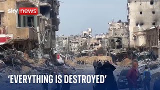 Khan Younis residents return to destroyed homes | Israel-Hamas war
