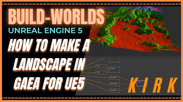 How To Make A Landscape In Gaea And Export Masks For UE5