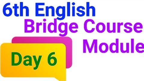 6th English Bridge Course Module, Day 6, Topic - Conjunction, page number 42 & 43
