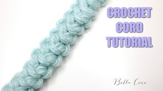 CROCHET: HOW TO CROCHET A BASIC CORD | Bella Coco Crochet