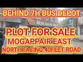 Id84 residential land sale in chennai mogappair east behind 7h bus depot 3738sf nf compound 40ft rd