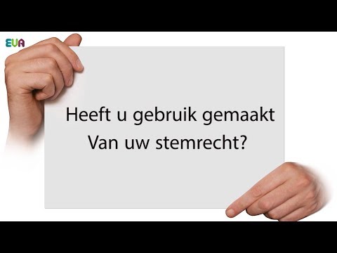 Video: Profiteer Van Alle Kanten. Stemrecht