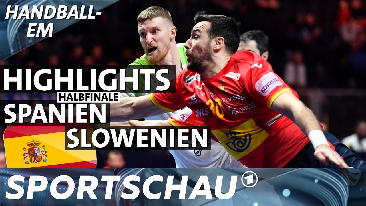 Highlights Halbfinale Spanien gegen Slowenien Handball-EM Sportschau