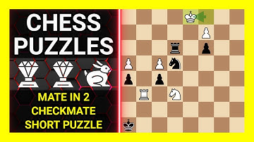 Chess Puzzles to Practice. Themes: Mate in 2, Checkmate, Short puzzle. Learn Chess