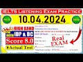 Ielts listening practice test 2024 with answers  10042024