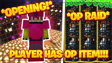 THIS ENEMY HAD A BILLION DOLLAR ITEM ON THEM MID RAID!! | CosmicPvP Factions #2