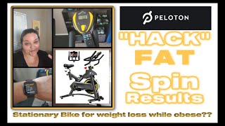 Obese Cycle Workouts - I Did Spin at Home for 30 Days - FAUX Peloton-  Here are my Results