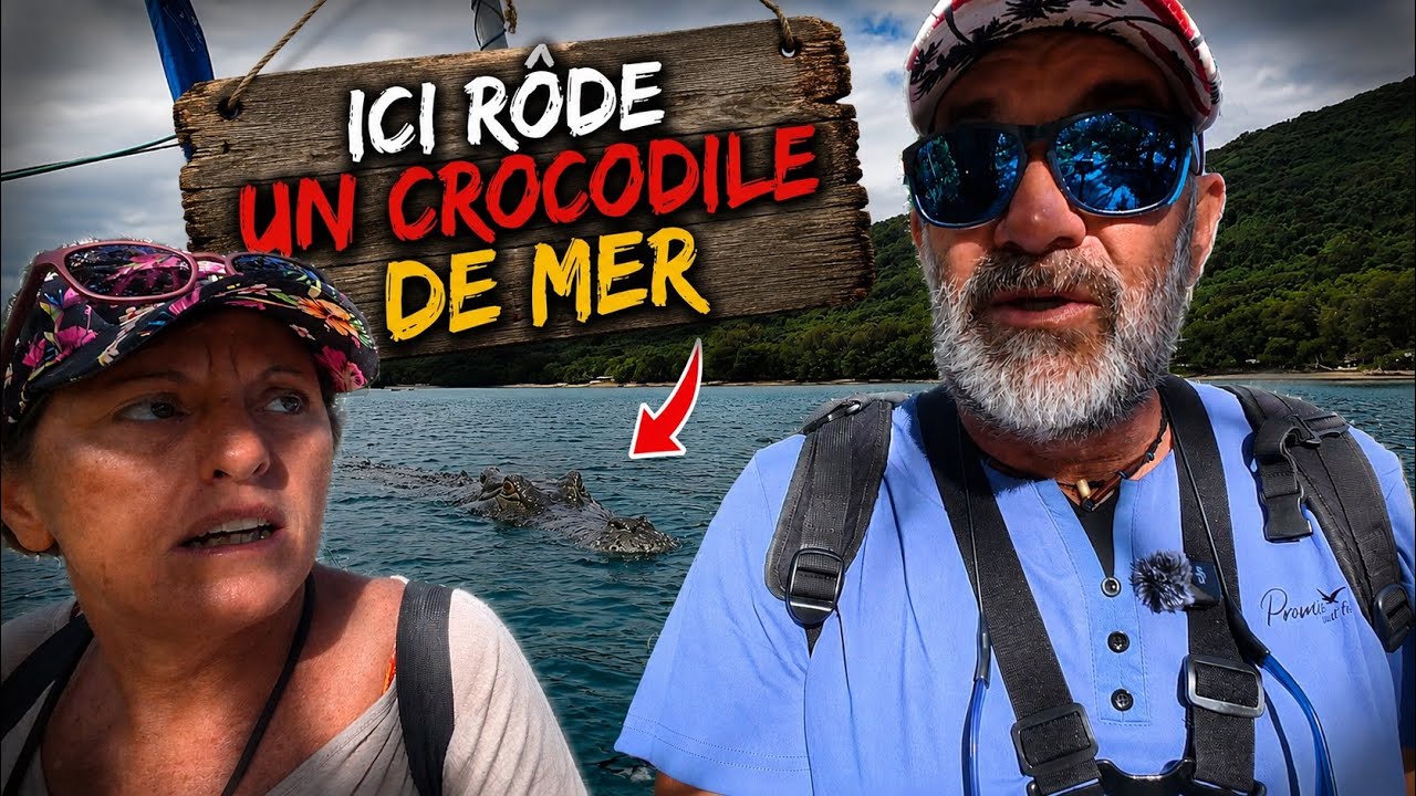 ⁣Nous enquêtons. Y-a-t-il  réellement un crocodile de mer dans cette baie ? Sola au Vanuatu