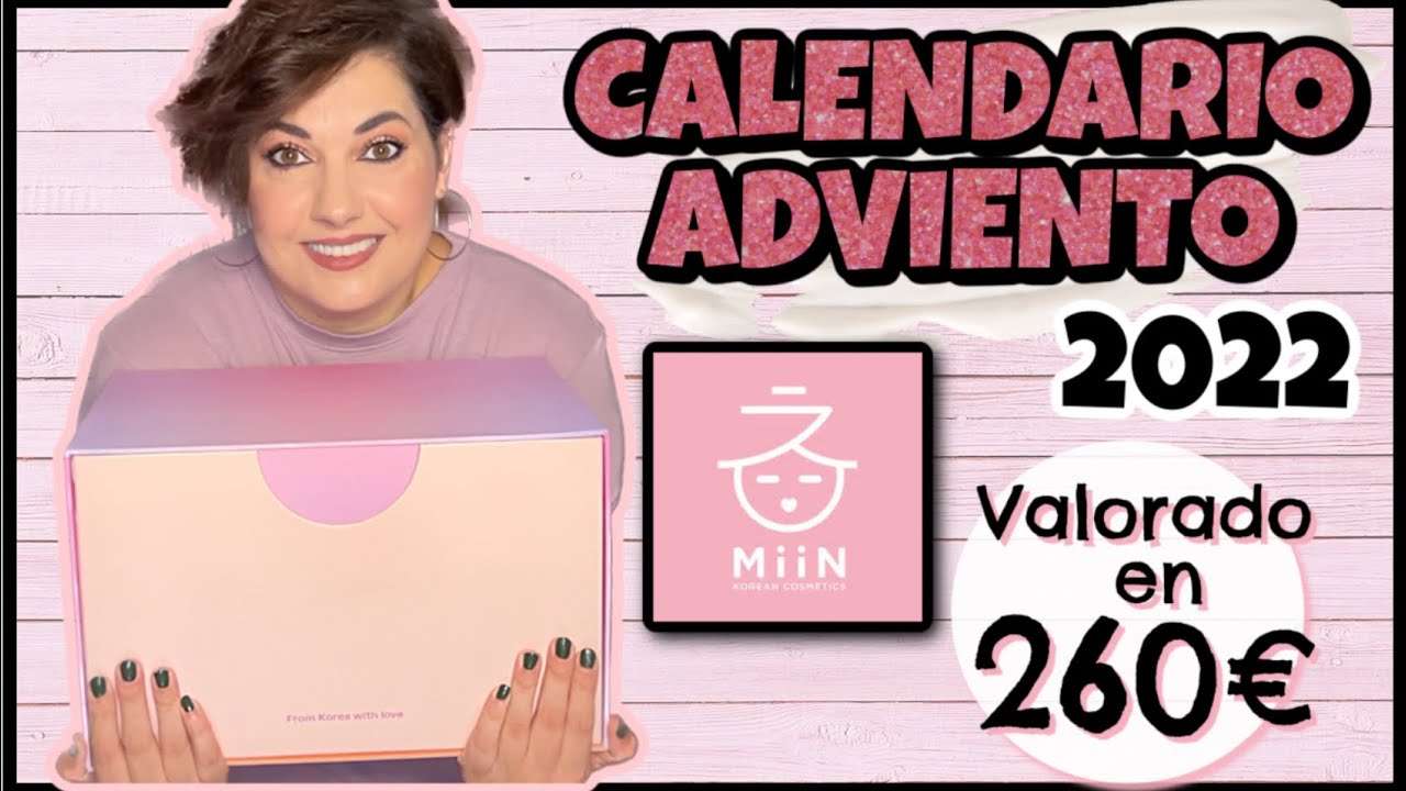 CALENDARIO ADVIENTO MIIN 2022 🌸 Cosmética coreana - LO EXPLICO TODO⎥Monica Vizuete
