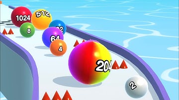 Ball Run 2048 🎱😻💕 BIG UPDATE All Levels Gameplay Walkthrough Android, iOS MAX LEVELS!!!