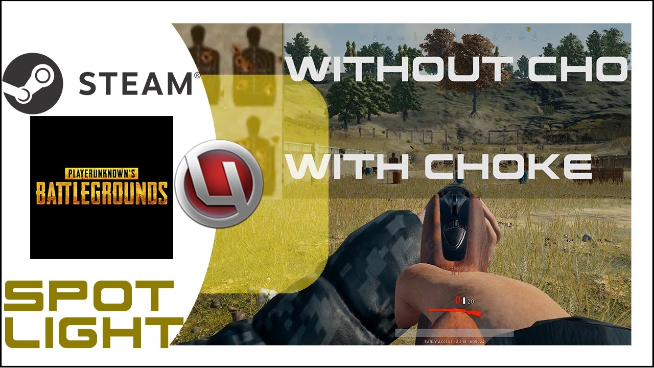 S686(Double Barrel) Choke Test PUBG Shooting Range YouTube