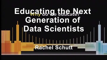 Educating the Next Generation of Data Scientists - DataEDGE 2013