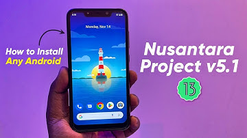 Install Nusantara Project v5.1 on Any Android ft. Poco F1 - TWRP Recovery