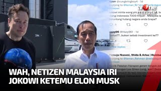 Jokowi Bertemu Elon Musk, Netizen Malaysia Ungkapkan Rasa Iri  | tvOne Minute