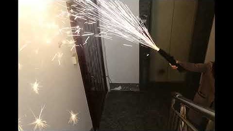 handheld cold pyro shooter