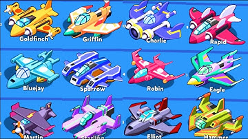 Merge Airplane 2 :All Plane Unlocke Max Level Part 1