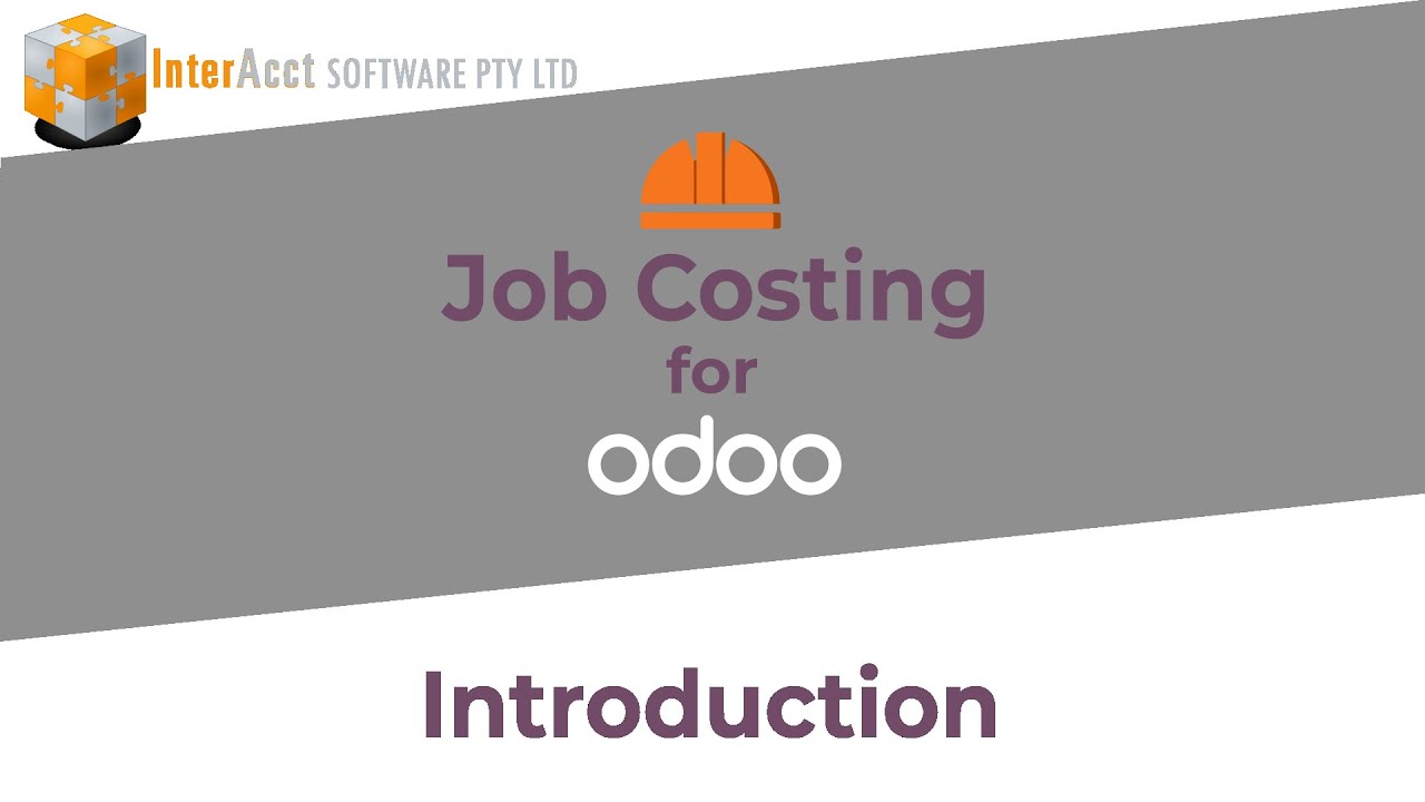 InterAcct Job Costing for Odoo - Version 17 Introduction