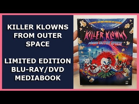 Killer Klowns From Outer Space Limited Blu Ray Dvd Mediabook Unboxing Youtube