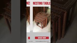 Nesting Coffee Table Set Of 4 |Line 021-35840777-78 |nestingtables coffeetable furniture design