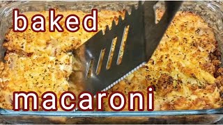 BAKED MACARONI (pinoy version)