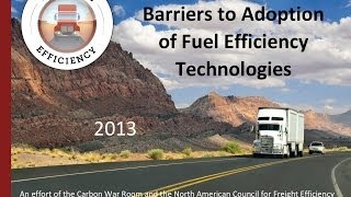 NACFE Barriers to Adoption of Fuel Efficiency Technologies